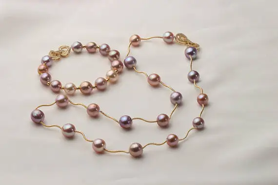 New Arriver Pearl Jewellery Set,9-11mm Multicolor Real Pearl Necklace Bracelet,Mixes Color Nuclear Pearl Set,Perfect Woman Gift
New Arriver Pearl Jewellery Set,9-11mm Multicolor Real Pearl Necklace Bracelet,Mixes Color Nuclear Pearl Set,Perfect Woman Gift