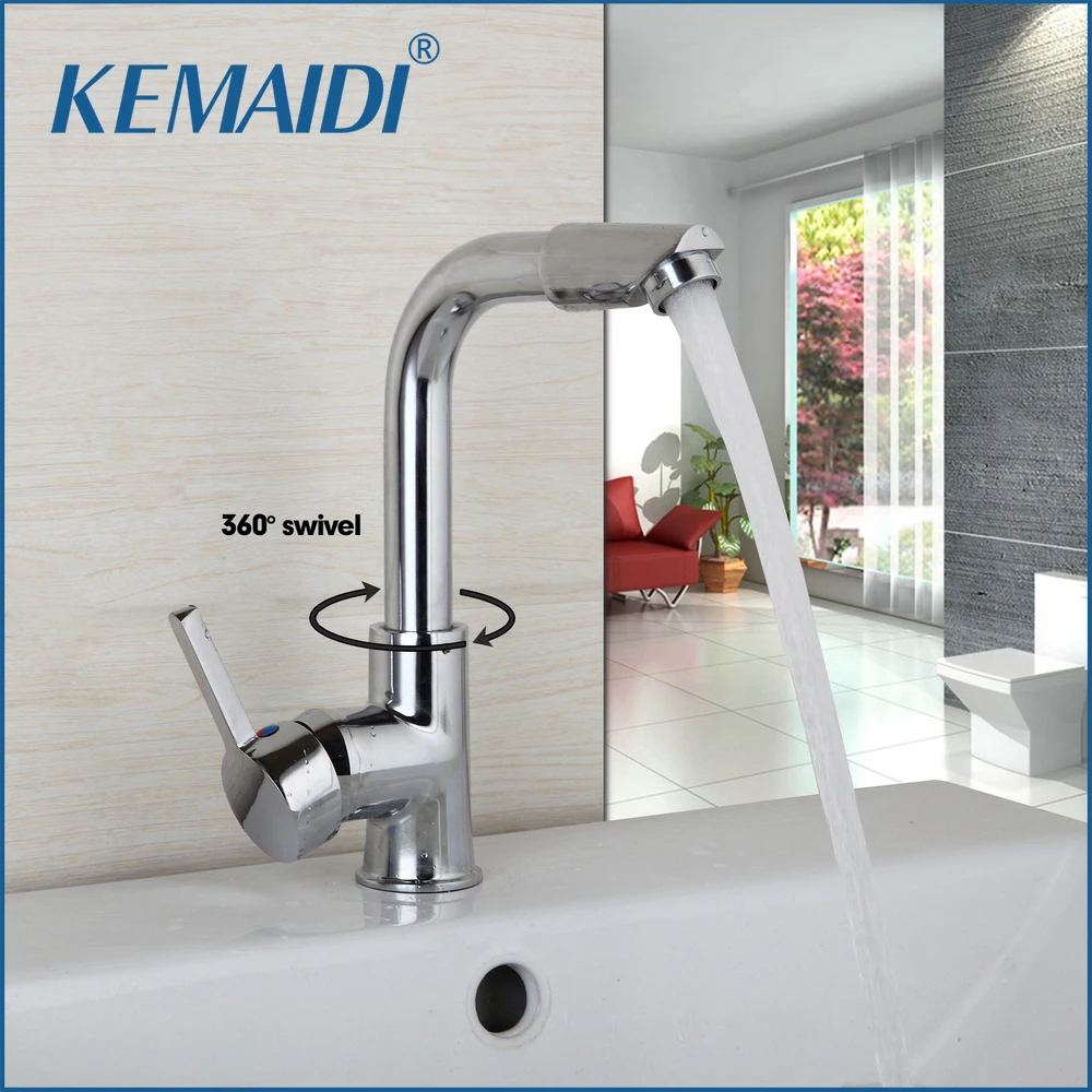 KEMAIDI Hot Selling Kitchen Faucet Spout Deck Mounted Single Handle Hole Vessel Mixer Hot & Cold Tap 360 Swivel
KEMAIDI Hot Selling Kitchen Faucet Spout Deck Mounted Single Handle Hole Vessel Mixer Hot & Cold Tap 360 Swivel