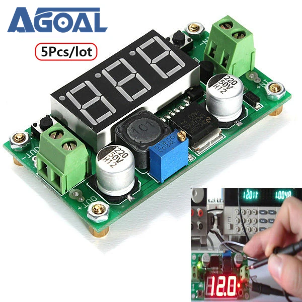 5 шт./лот 4V-40V DC-DC Шаг вниз LM2596 регулятор напряжения преобразователь ModuleFree доставка
5 шт./лот 4V-40V DC-DC Шаг вниз LM2596 регулятор напряжения преобразователь ModuleFree доставка