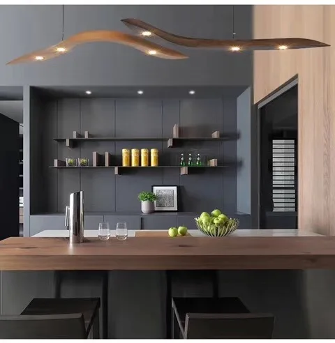 Modern simple wooden Pendant lamps European Personality bar table chandelier art lightings Villa Dining room creative droplights
Modern simple wooden Pendant lamps European Personality bar table chandelier art lightings Villa Dining room creative droplights