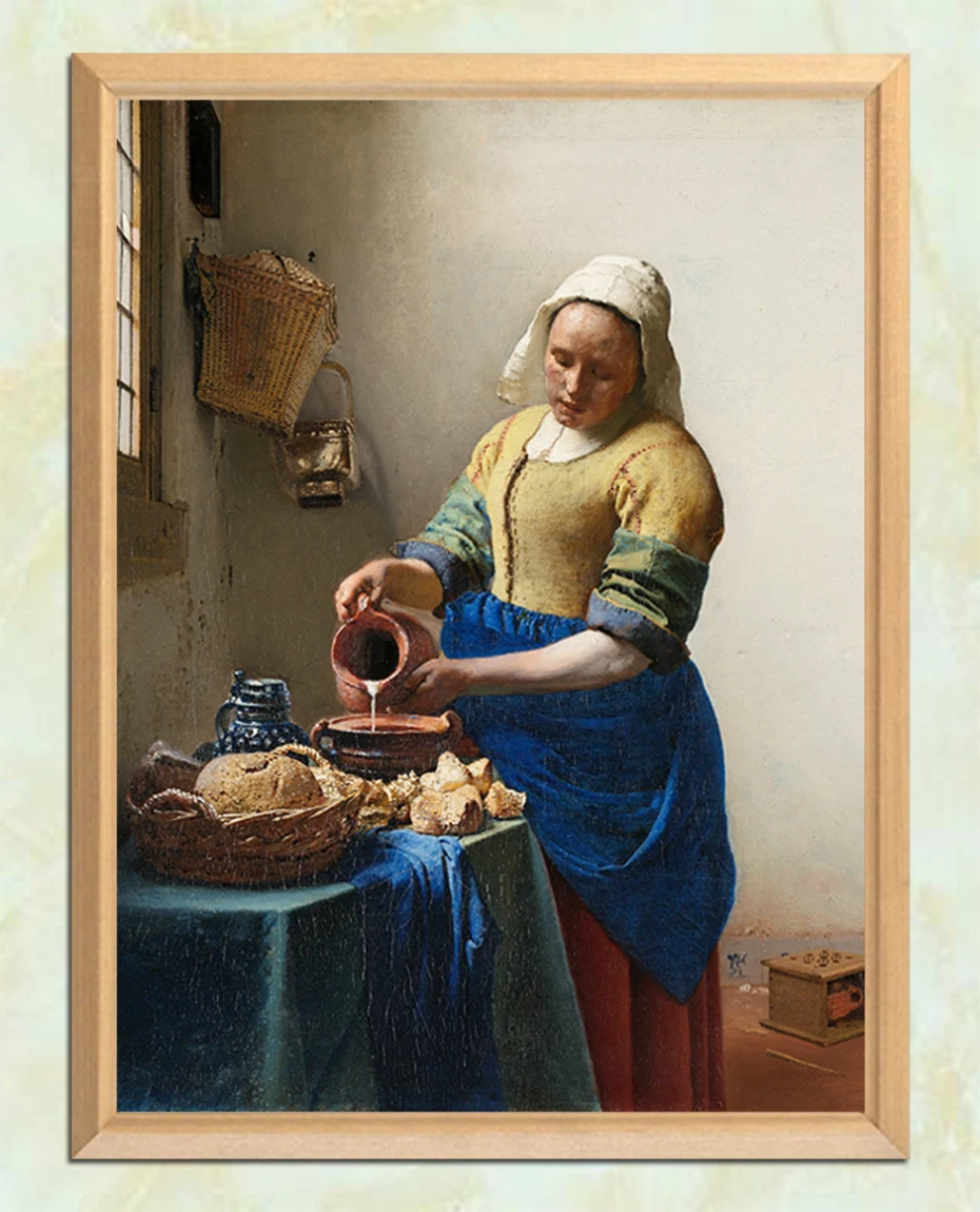 World Famous Painting "The Milkmaid" 5D DIY Diamond Painting Full Square Diamond Embroidery Sale Rhinestones Mosaic Pictures
World Famous Painting "The Milkmaid" 5D DIY Diamond Painting Full Square Diamond Embroidery Sale Rhinestones Mosaic Pictures