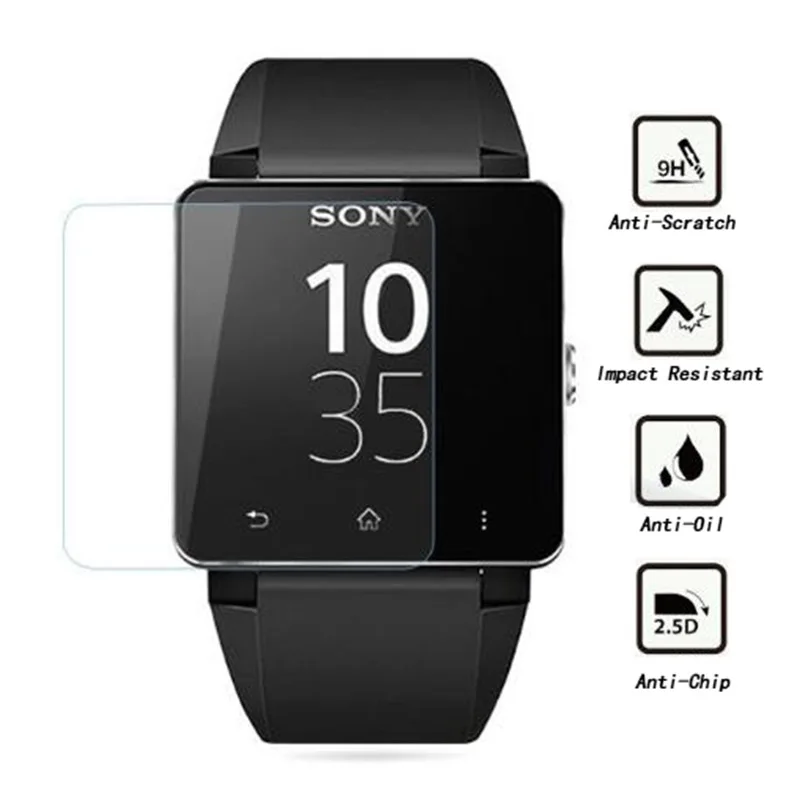 Закаленное стекло для Sony SmartWatch 2 SW2 защита экрана 9H 2.5D защитная стеклянная пленка |