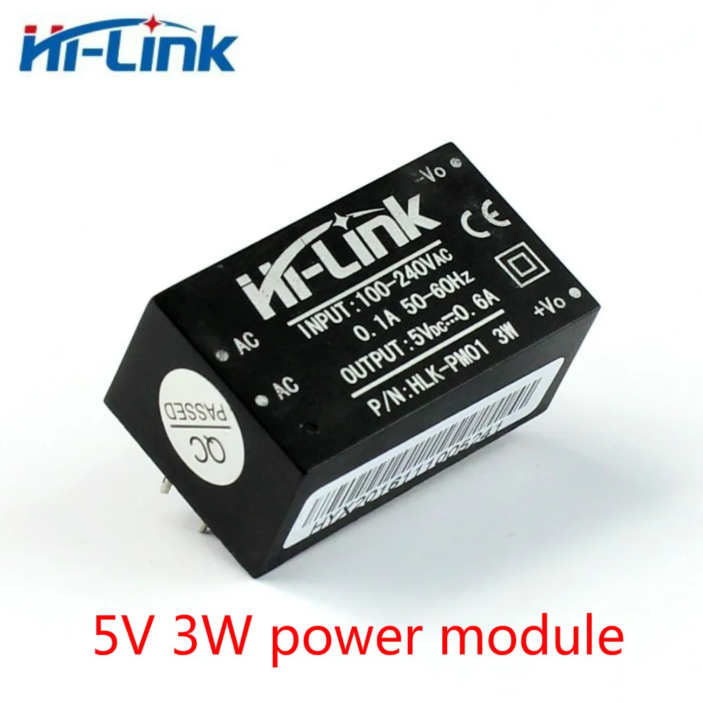 Free shipping 5 pcs/lot AC-DC 220V to 5V mini isolated switching down power supply module HLK-PM01
Free shipping 5 pcs/lot AC-DC 220V to 5V mini isolated switching down power supply module HLK-PM01