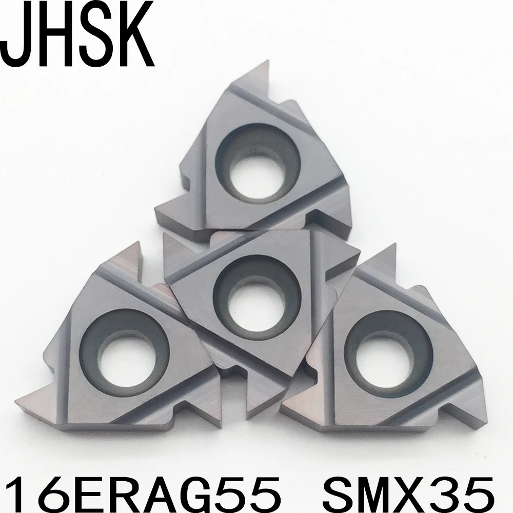 10pcs 16ER AG55 SMX35 55degrees Carbide thread insert for Steel, stainless steel blade High cost performance
10pcs 16ER AG55 SMX35 55degrees Carbide thread insert for Steel, stainless steel blade High cost performance