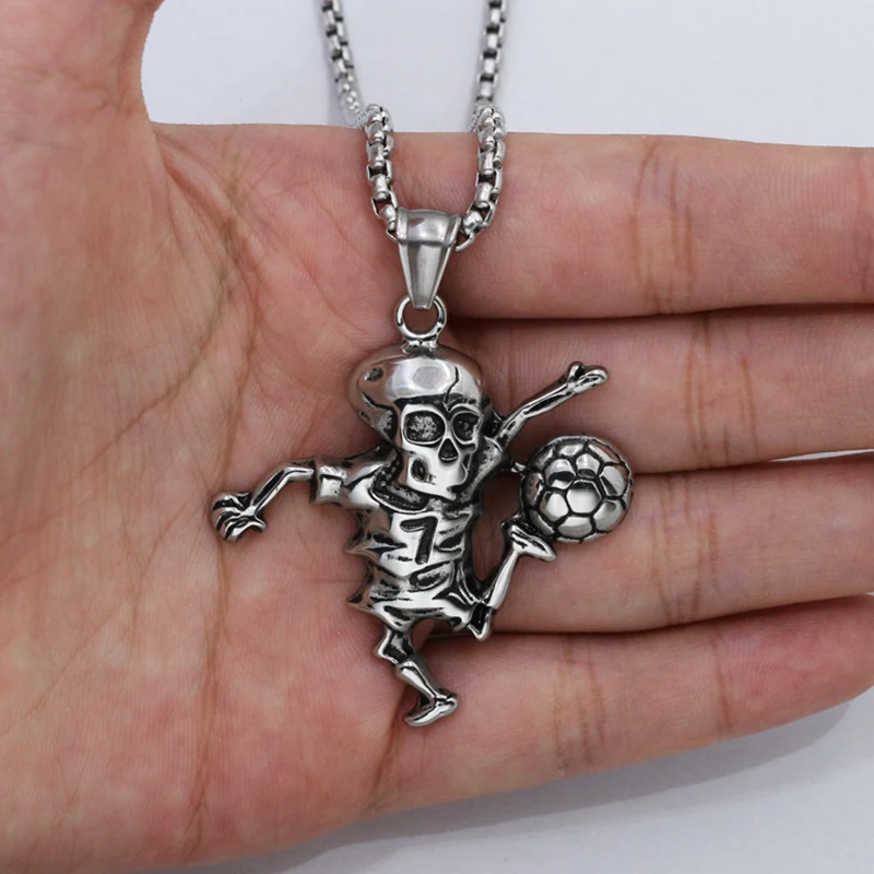 Wholesale antique silver personalized skull football necklace free ship 12pcs/lot
Wholesale antique silver personalized skull football necklace free ship 12pcs/lot