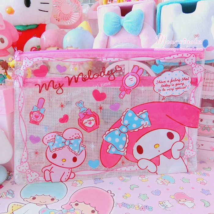 Сумка My Melody из ПВХ для девочек 24 см многофункциональные водонепроницаемые сумки