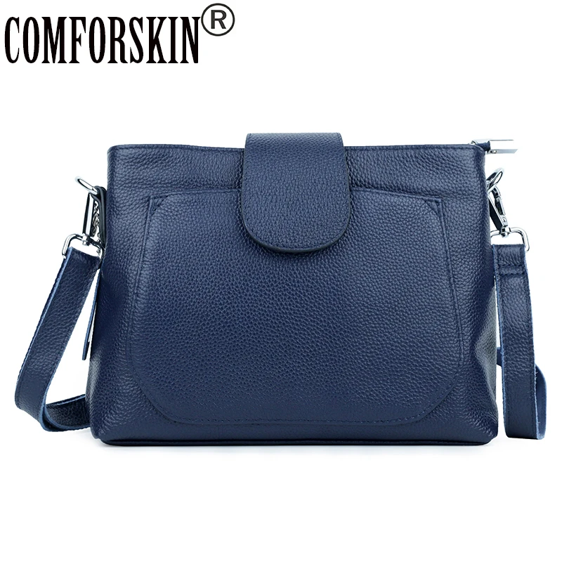 COFORSKIN Brand Guaranteed 100% Genuine Leather European and American Women's Bag Brand Design Cover Style Ladies Messenger Bag
COFORSKIN Brand Guaranteed 100% Genuine Leather European and American Women's Bag Brand Design Cover Style Ladies Messenger Bag