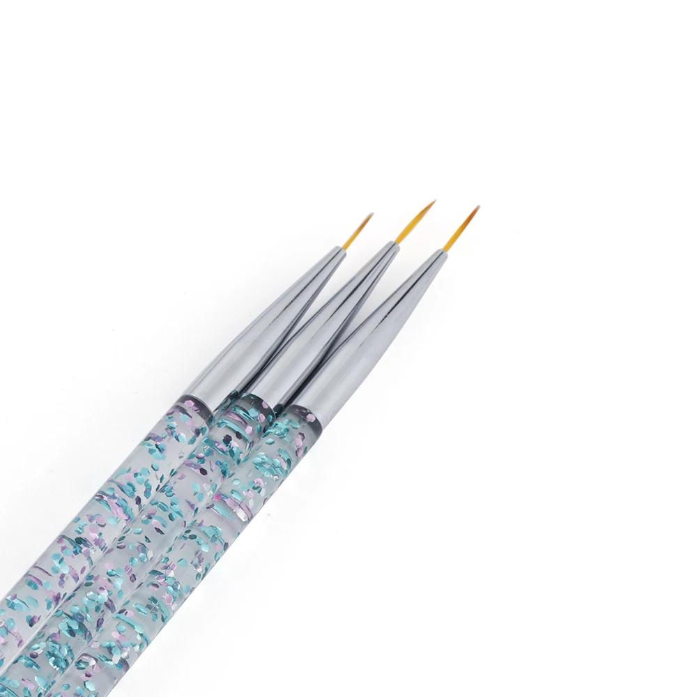 3Pcs 7/11/15mm Nail Art Liner Brush Painting Flower Drawing Lines Grid Stripe Manicure Acrylic UV Gel Pen DIY Tips Design Set
3Pcs 7/11/15mm Nail Art Liner Brush Painting Flower Drawing Lines Grid Stripe Manicure Acrylic UV Gel Pen DIY Tips Design Set