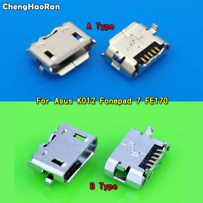 ChengHaoRan 5pcs Mini Micro usb jack socket female connector for Asus K012 Fonepad 7 FE170 charger Charging port B Type tablets
ChengHaoRan 5pcs Mini Micro usb jack socket female connector for Asus K012 Fonepad 7 FE170 charger Charging port B Type tablets