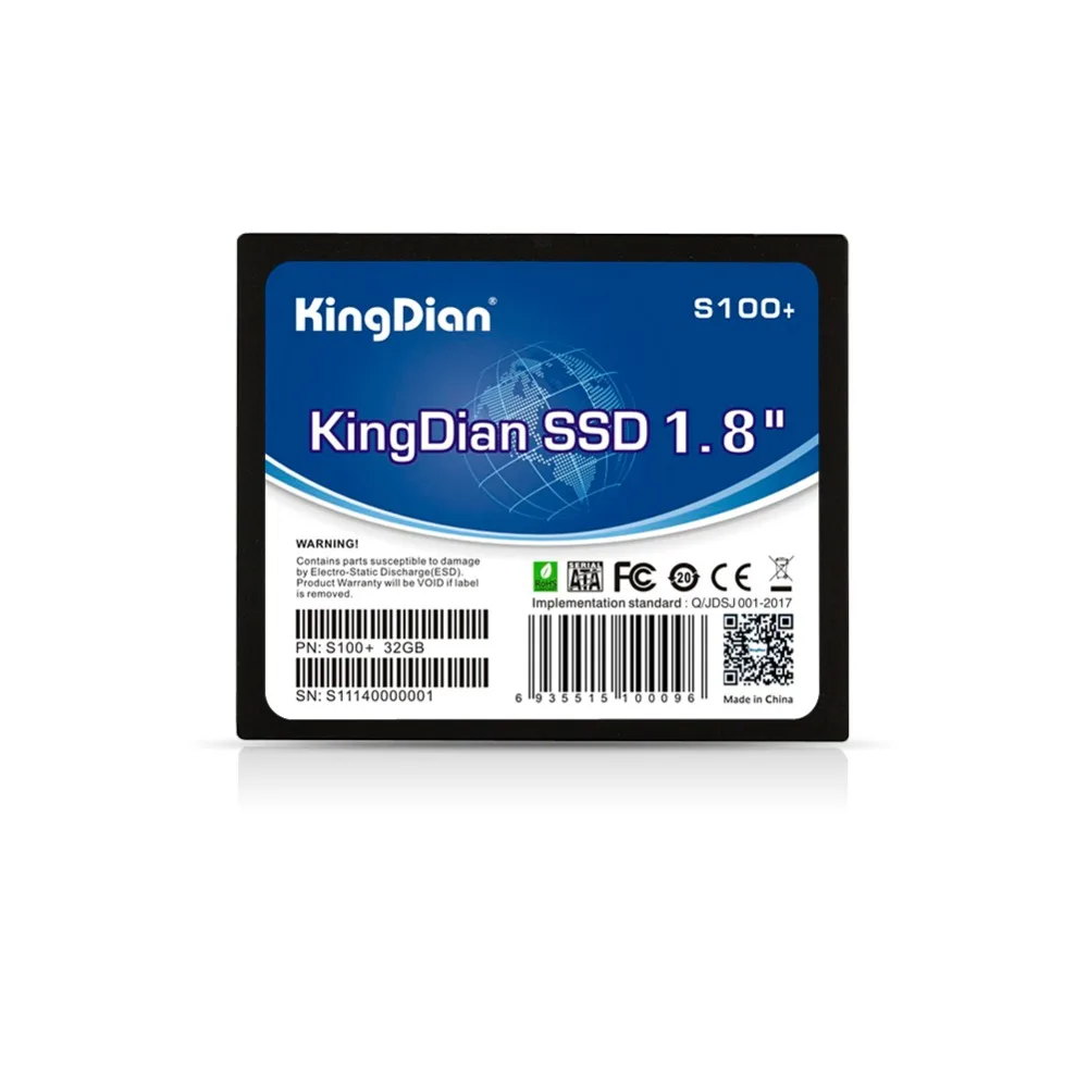 KingDian 1 8 дюйма SATA2 внутренний SSD ГБ 16 32 для рекламной машины POS терминала Wi Fi