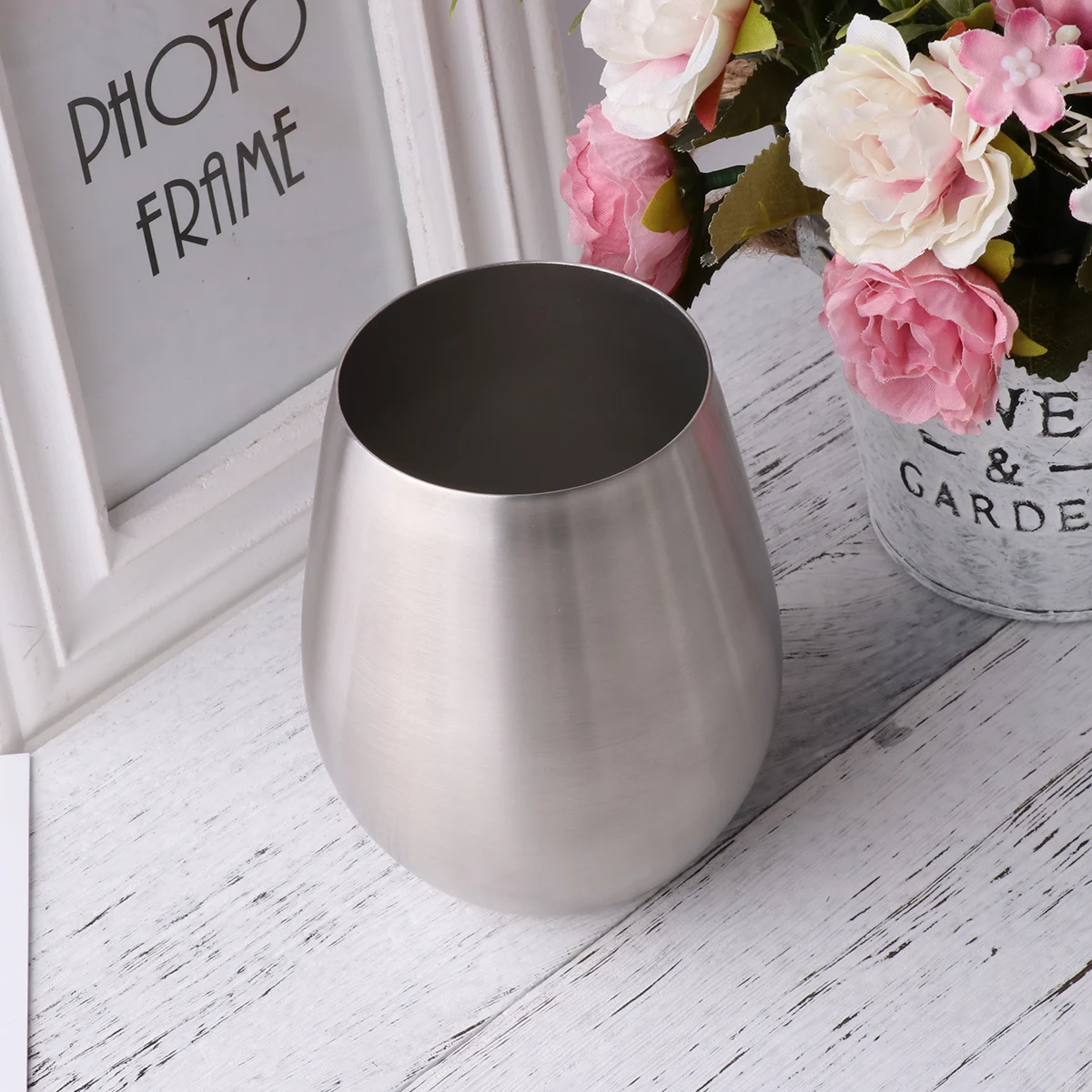 2Pcs 500ml Wine Glass Cocktail Glasses Stainless Steel Stemless Unbreakable Cups and Mugs Metal Tumblers Coffee Mug for Camping
2Pcs 500ml Wine Glass Cocktail Glasses Stainless Steel Stemless Unbreakable Cups and Mugs Metal Tumblers Coffee Mug for Camping