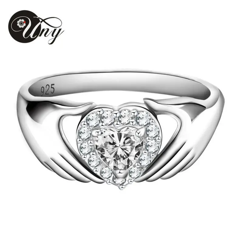 UNY Ring 925 Silver Customized Engrave Rings Valentine's Love gift Heart Birthstone Ring Personalized Gifts Womens Couple Rings
UNY Ring 925 Silver Customized Engrave Rings Valentine's Love gift Heart Birthstone Ring Personalized Gifts Womens Couple Rings