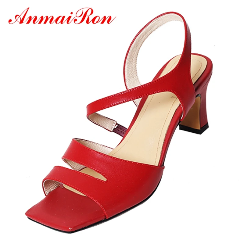 ANMAIRON New Style Casual Gladiator Women's Shoes Genuine Leather Women Sandals Summer 2020 Hing Heel Size 34-39 LY325
ANMAIRON New Style Casual Gladiator Women's Shoes Genuine Leather Women Sandals Summer 2020 Hing Heel Size 34-39 LY325