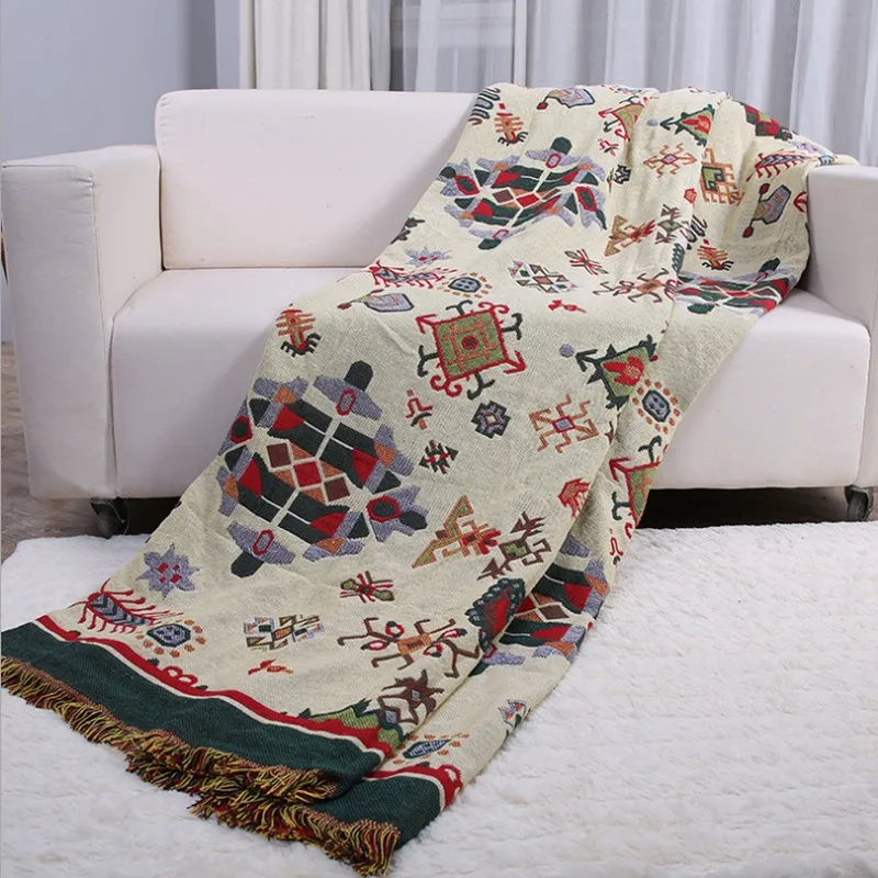 Ethnic Kilim Carpet Double Side Different Colors Tassels Blanket For Sofa Living Room Bedroom Rug Soft Carpet Bedspread Tapestry
Ethnic Kilim Carpet Double Side Different Colors Tassels Blanket For Sofa Living Room Bedroom Rug Soft Carpet Bedspread Tapestry