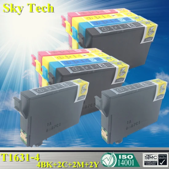10X Compatible Cartridges For T1631 - T1634 / T1621 - T1624 , For Epson WF-2010W / 2510WF / 2520NF / 2530WF / 2540WF etc
10X Compatible Cartridges For T1631 - T1634 / T1621 - T1624 , For Epson WF-2010W / 2510WF / 2520NF / 2530WF / 2540WF etc