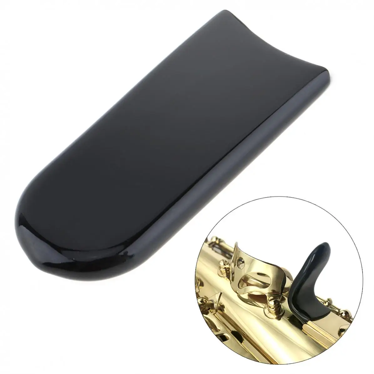 Rubber Saxophone Black Thumb Rest Saver Cushion Pad Finger Protector Comfortable for Alto Tenor Soprano Saxophone
Rubber Saxophone Black Thumb Rest Saver Cushion Pad Finger Protector Comfortable for Alto Tenor Soprano Saxophone