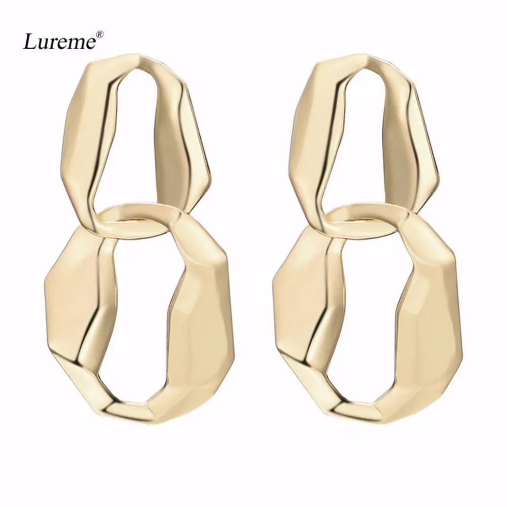 Lureme New Design Geometric Curved Round Shape Stud Earrings for Women Brincos Earings Pendientes
Lureme New Design Geometric Curved Round Shape Stud Earrings for Women Brincos Earings Pendientes