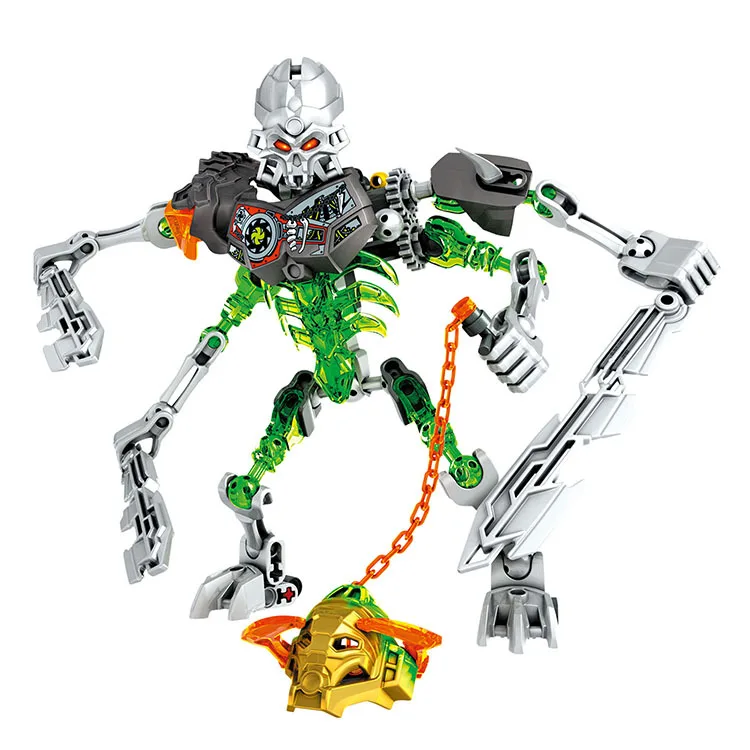 Скелет воина биохимические солдаты BIONICLE образовательные строительные блоки игрушки, ручная работа модель робота.
Скелет воина биохимические солдаты BIONICLE образовательные строительные блоки игрушки, ручная работа модель робота.