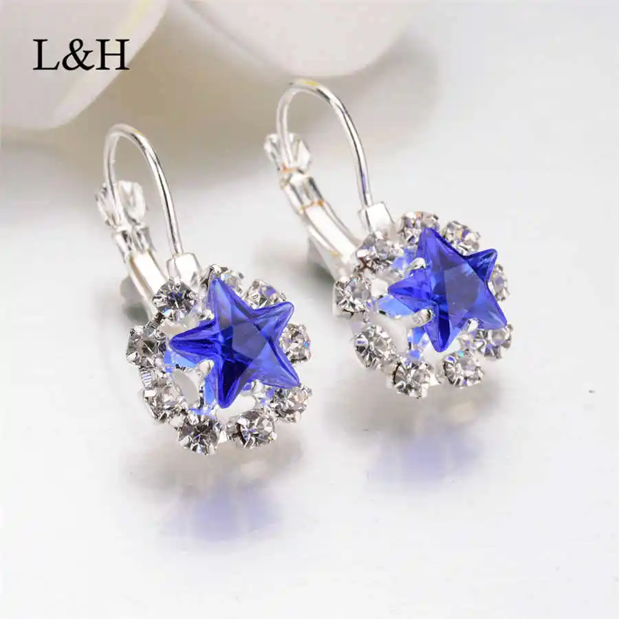 L&H 2018 New Arrival Classic Geometric Luxurious Pentagram Crystal 6 Color Earring For Women Charm Statement New Fashion Jewelry
L&H 2018 New Arrival Classic Geometric Luxurious Pentagram Crystal 6 Color Earring For Women Charm Statement New Fashion Jewelry