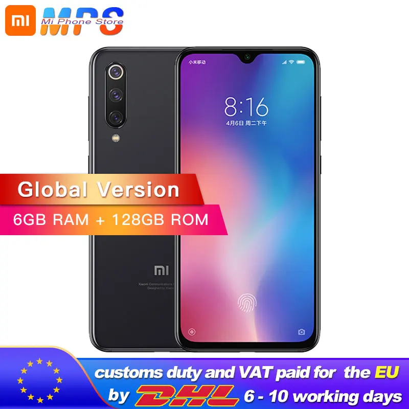 Глобальная версия Xiaomi mi 9 SE 128GB 6GB смартфон Snapdragon 712 Восьмиядерный 5 97 "48MP тройной
