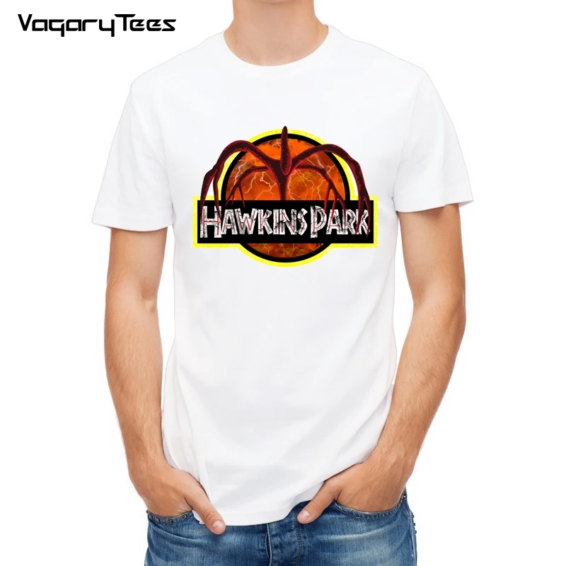 Мужская футболка eleven dustin Stranger things летняя hawkins demogorgon|men summer|t shirtmen t-shirt |