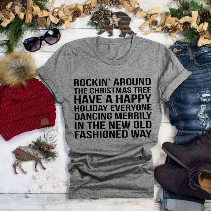 ROCKIN' вокруг Счастливого Рождества футболка женская мода гранж tumblr хлопковая рубашка вечерние в стиле «унисекс» 90s футболка в готическом сти...
ROCKIN' вокруг Счастливого Рождества футболка женская мода гранж tumblr хлопковая рубашка вечерние в стиле «унисекс» 90s футболка в готическом сти...