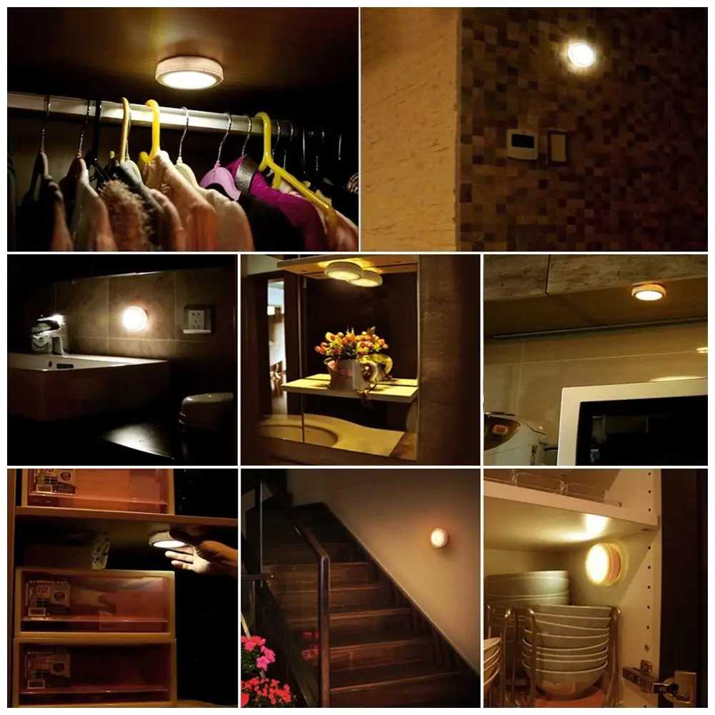 SOLLED PIR Motion Sensor 6 LED Night Light Magnetic Wall Lamp Warm White Light Closet Light Stick-anywhere
SOLLED PIR Motion Sensor 6 LED Night Light Magnetic Wall Lamp Warm White Light Closet Light Stick-anywhere