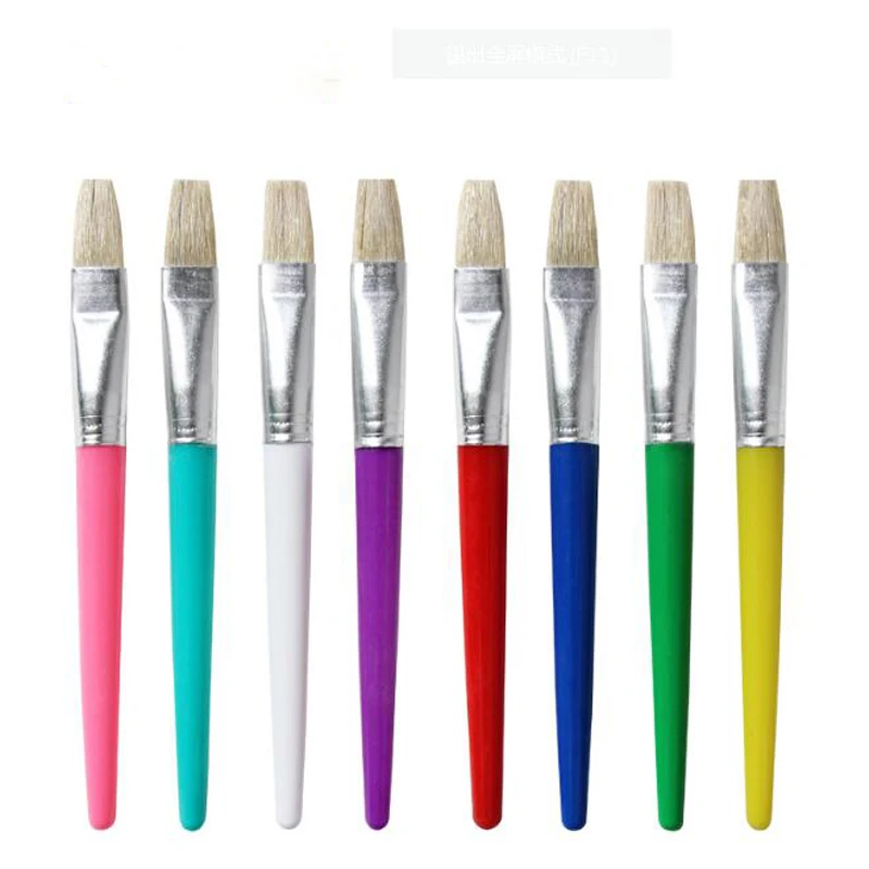Kawaii Graffiti Watercolor Pen Candy Color 4 Flat Head Plastic Rod Pig Mane Painting Brush Art Oil Brush Office School Supplies
Kawaii Graffiti Watercolor Pen Candy Color 4 Flat Head Plastic Rod Pig Mane Painting Brush Art Oil Brush Office School Supplies