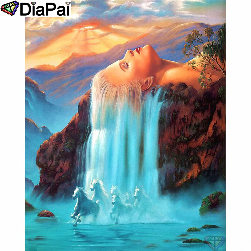 DIAPAI Diamond Painting 5D DIY 100% Full Square/Round Drill "Beauty waterfall" Diamond Embroidery Cross Stitch 3D Decor A24804
DIAPAI Diamond Painting 5D DIY 100% Full Square/Round Drill "Beauty waterfall" Diamond Embroidery Cross Stitch 3D Decor A24804