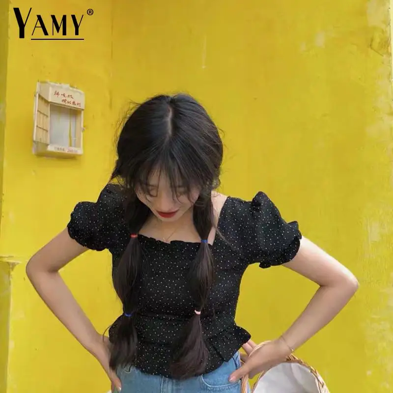 Ruffle blouse women tops vintage camisas mujer korean blusas women clothes 2019 summer shirt roupa feminina streetwear top
Ruffle blouse women tops vintage camisas mujer korean blusas women clothes 2019 summer shirt roupa feminina streetwear top