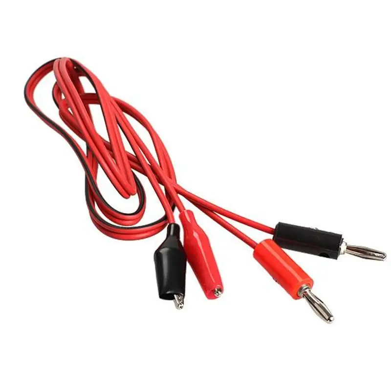1 Pair Alligator Testing Cord Lead Clip Electrical Clamp to 4mm Banana Plug for Multimeter Cable Leads Probe Test Accessories
1 Pair Alligator Testing Cord Lead Clip Electrical Clamp to 4mm Banana Plug for Multimeter Cable Leads Probe Test Accessories