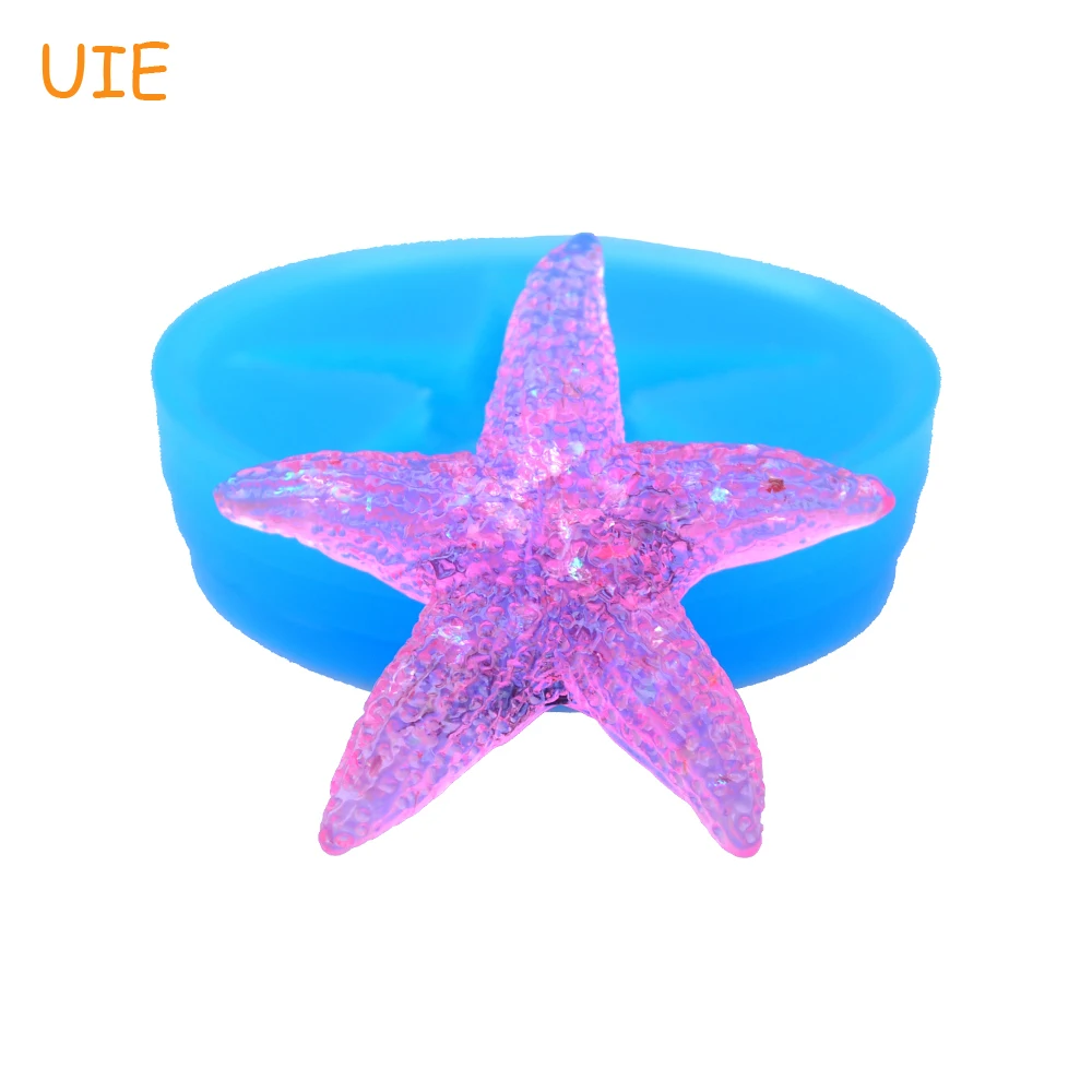 DYL382U 48.1mm Large Starfish Silicone Mold - Fondant, Cake Decoration Craft, Cabochon Candy, Resin Clay, Candy, Gum Paste Mold
DYL382U 48.1mm Large Starfish Silicone Mold - Fondant, Cake Decoration Craft, Cabochon Candy, Resin Clay, Candy, Gum Paste Mold