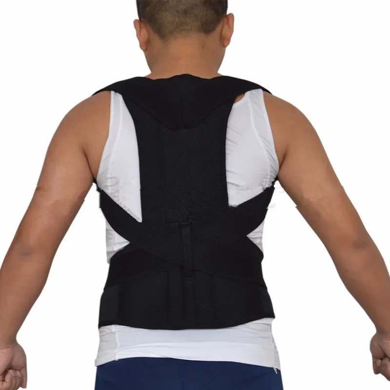 Mens Posture Corrector Wear Body Protection Back Shoulder Support Shaper Adjustable Humpback Spine Black Correction Belts
Mens Posture Corrector Wear Body Protection Back Shoulder Support Shaper Adjustable Humpback Spine Black Correction Belts