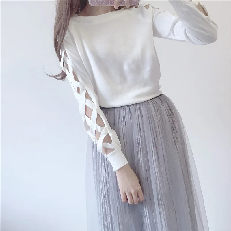 YouGeMan Fashion Tee Shirt Woman Clothes Korean Style Harajuku Personality Cross Hollow Solid Sleeve T-shirt Women Basic Tshirt
YouGeMan Fashion Tee Shirt Woman Clothes Korean Style Harajuku Personality Cross Hollow Solid Sleeve T-shirt Women Basic Tshirt