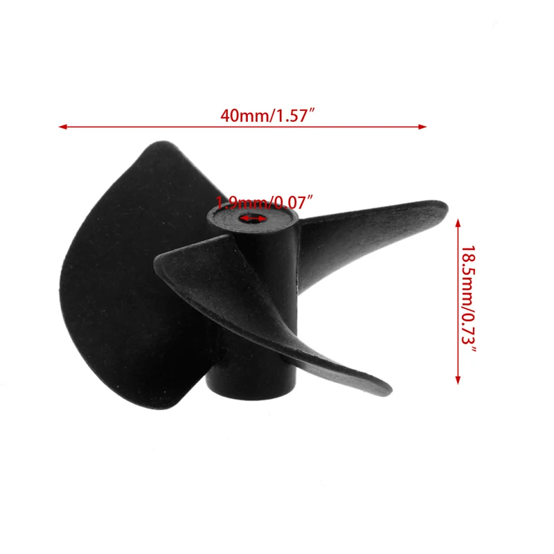 Plastic 3 Vane Propeller Paddle 2mm Hole 40mm Diameter DIY Model Toy Marine Boat - L057 New hot
Plastic 3 Vane Propeller Paddle 2mm Hole 40mm Diameter DIY Model Toy Marine Boat - L057 New hot