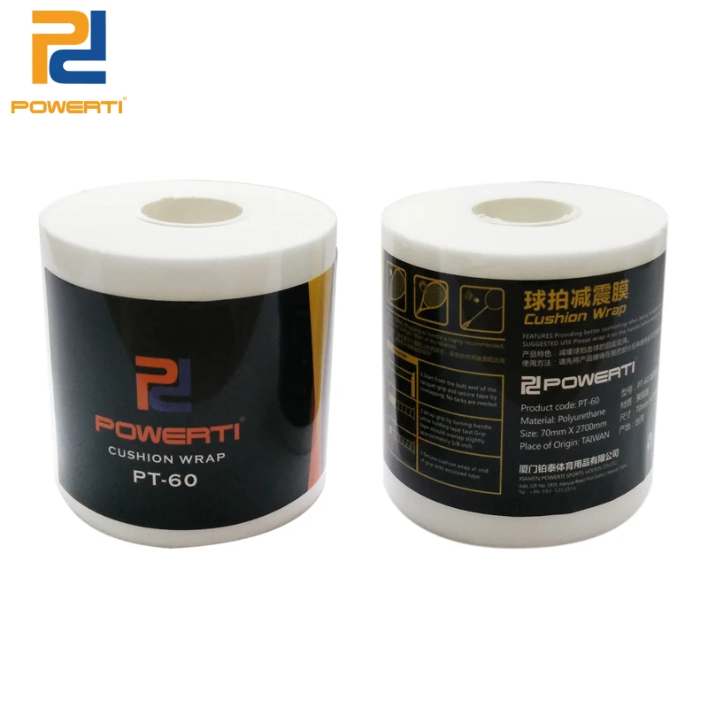 POWERTI 2/lot 27m Cushion Wrap Backing Film for Tennis & Badminton Racket Shock Absorbing Film Damping Balance Handle Thickness
POWERTI 2/lot 27m Cushion Wrap Backing Film for Tennis & Badminton Racket Shock Absorbing Film Damping Balance Handle Thickness