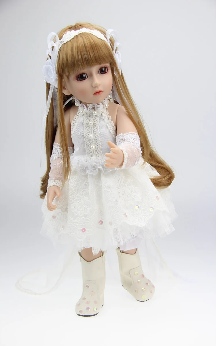 Милая 18 дюймовая шарнирная Кукла SD/BJD Baby Reborn, куклы, игрушки 45 см bjd, Силиконовые Детские Боди для девочек, для кукол, может стоять boneca
Милая 18 дюймовая шарнирная Кукла SD/BJD Baby Reborn, куклы, игрушки 45 см bjd, Силиконовые Детские Боди для девочек, для кукол, может стоять boneca