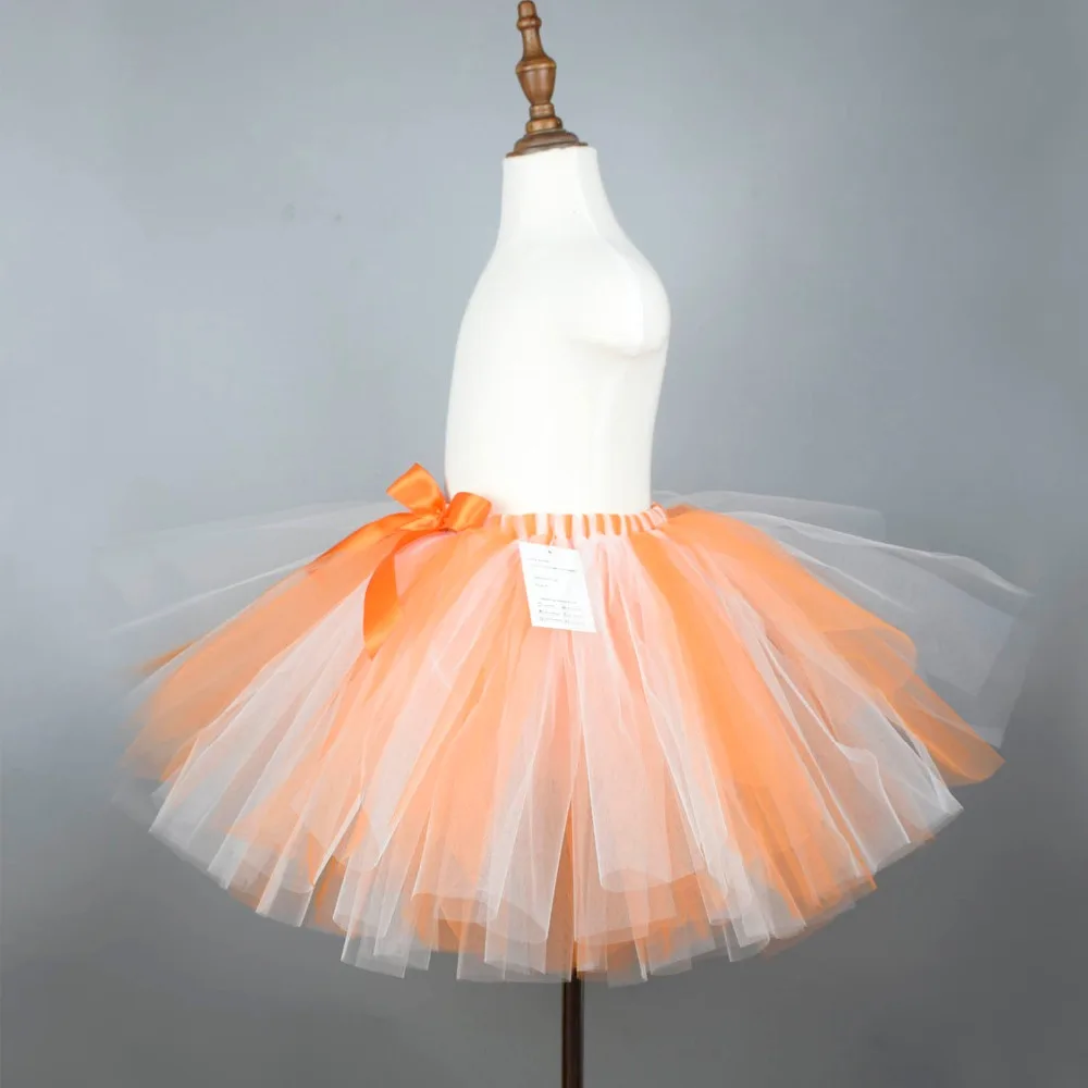 Оранжево-белая фотография для девочек Детский костюм на день рождения Детская