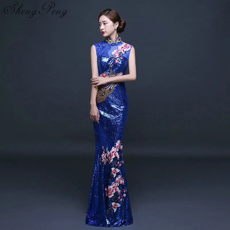 New chinese traditional dress female sleeveless cheongsam chinese traditional dress women qipao for wedding party CC170
New chinese traditional dress female sleeveless cheongsam chinese traditional dress women qipao for wedding party CC170