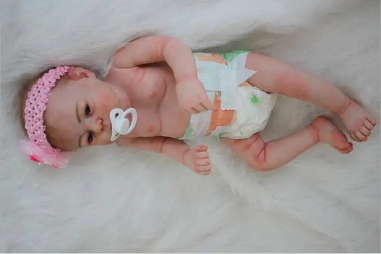 NPK Handmade Silicone Bebe Reborn Dolls Babies 50cm Toys Children Soft Vinyl Realistic Kids Dolls Playmate Bonecas Brinquedos
NPK Handmade Silicone Bebe Reborn Dolls Babies 50cm Toys Children Soft Vinyl Realistic Kids Dolls Playmate Bonecas Brinquedos