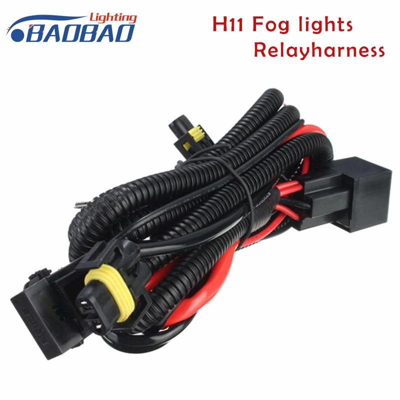 BAOBAO Car Fog Lights Relay Harness H11 880 Relay Wire Harness Wiring 40A LED Lamp And Halogen Lamp Fog Lights Connector
BAOBAO Car Fog Lights Relay Harness H11 880 Relay Wire Harness Wiring 40A LED Lamp And Halogen Lamp Fog Lights Connector