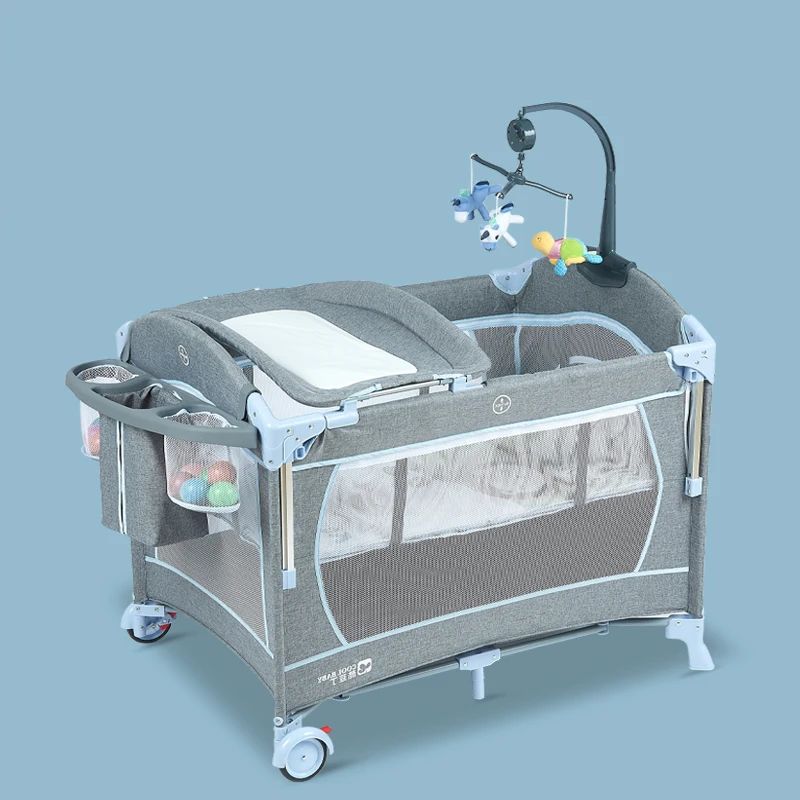 Multi-functional Folding Baby Bed Portable Travel Baby Crib Cool Baby Playpen Cradel on 2019
Multi-functional Folding Baby Bed Portable Travel Baby Crib Cool Baby Playpen Cradel on 2019