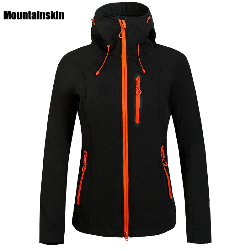 Женская флисовая куртка Mountainskin водонепроницаемая для активного отдыха походов