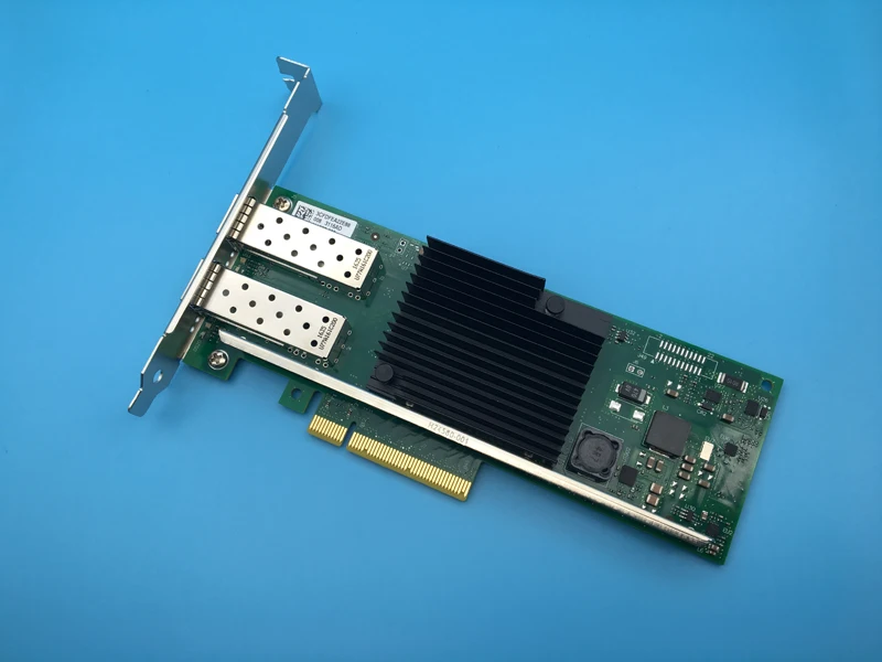10 гигабитная сетевая карта с двойным оптическим интерфейсом X710-DA2 X710DA2 сетевой