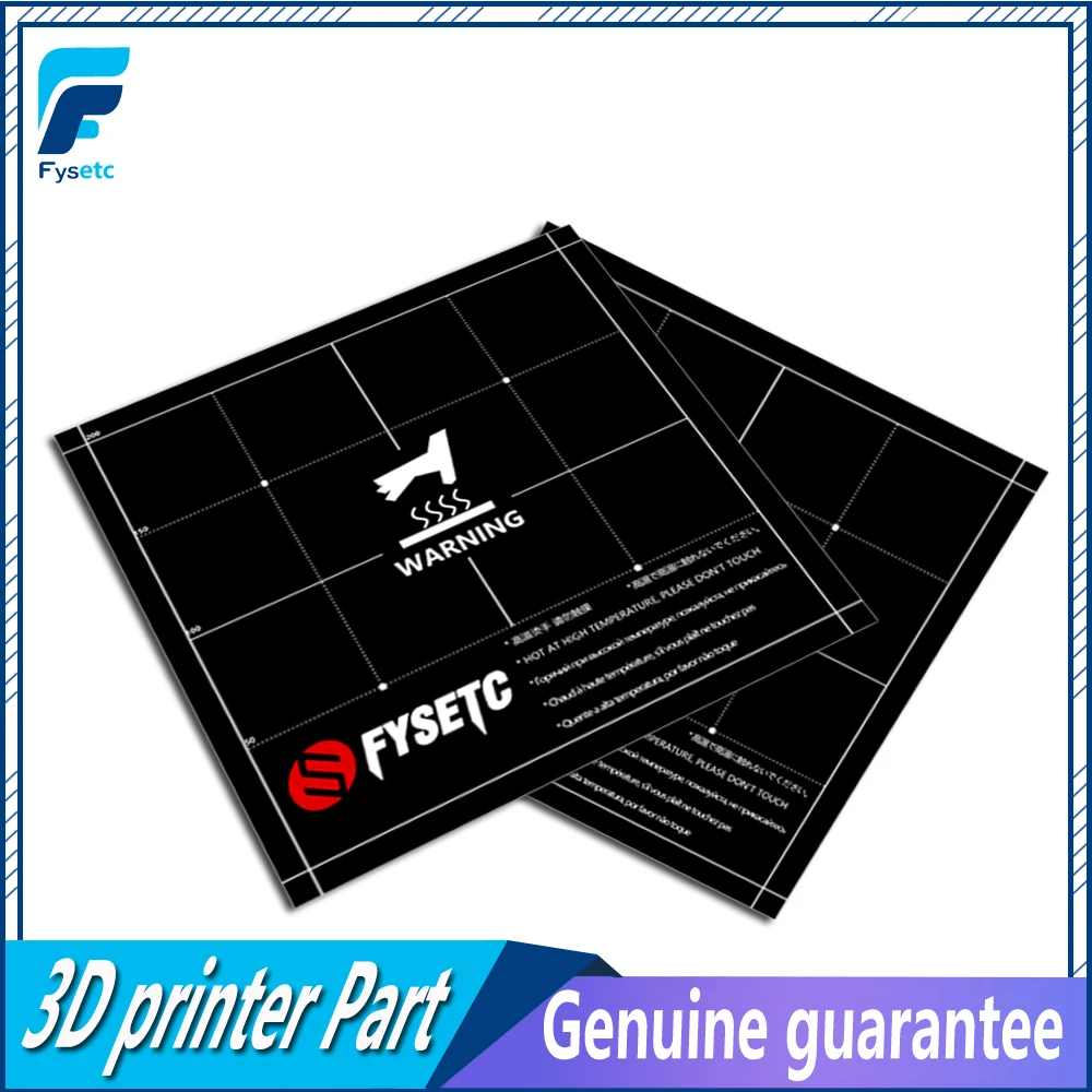 2pcs Heat Hot Bed Sticker Coordinate Printed 220x220mm Surface Build Sheet Plate For Anet A6 A8 Tarantula Ender 5 3D Printer
2pcs Heat Hot Bed Sticker Coordinate Printed 220x220mm Surface Build Sheet Plate For Anet A6 A8 Tarantula Ender 5 3D Printer