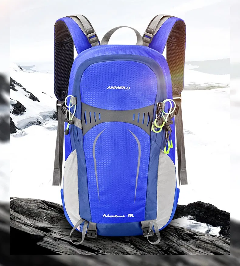 ANMEILU 30L Climbing Backpack Rucksack Cycling Backpack Unisex Outdoor Sports Bag Waterproof Backpack with Rain Cover for Travel
ANMEILU 30L Climbing Backpack Rucksack Cycling Backpack Unisex Outdoor Sports Bag Waterproof Backpack with Rain Cover for Travel