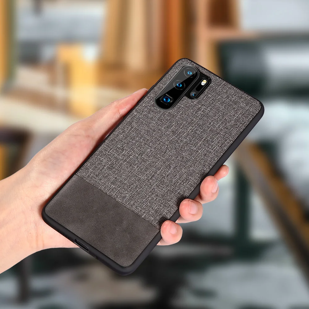 Чехол KISSCASE из ткани и кожи для Huawei Mate 20 Lite P10 P20 P30 Pro мягкий силиконовый чехол Honor 8X