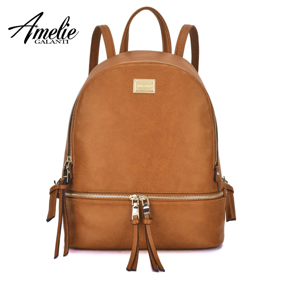 Amelie galanti Модный женский рюкзак высокого качества из искусственной кожи рюкзаки