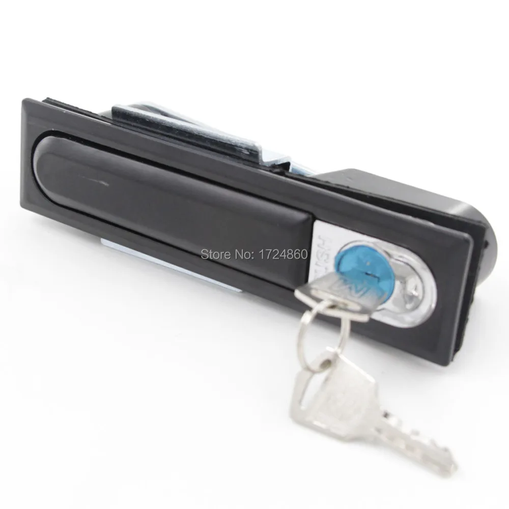 2Keys Black Rectangle Plastic Shell Cabinet Door Lock Flat Door Locks MS490 Plane Lock
2Keys Black Rectangle Plastic Shell Cabinet Door Lock Flat Door Locks MS490 Plane Lock