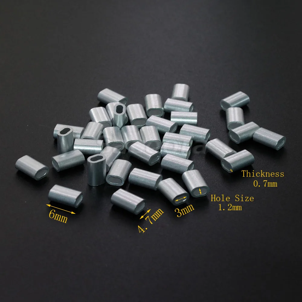 1000 шт./упак. 3/64 "(1,2 мм) алюминиевый кабель обжимной рукав кабель наконечник стоп для Snare зажим для каната Swage ловушка баррель фитинг 
1000 шт./упак. 3/64 "(1,2 мм) алюминиевый кабель обжимной рукав кабель наконечник стоп для Snare зажим для каната Swage ловушка баррель фитинг